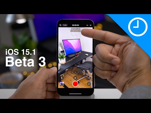 Native ProRes for iPhone 13 Pro! iOS 15.1 beta 3 changes and features