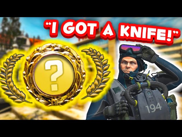 HE GOT A KNIFE MID GAME?!