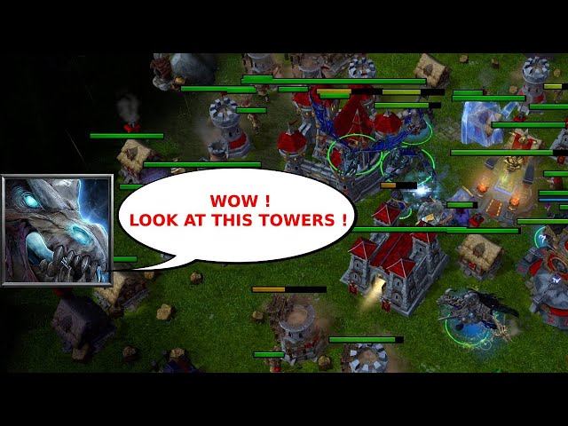 Warcraft 3 - WOW ! LOOK AT THIS TOWERS !