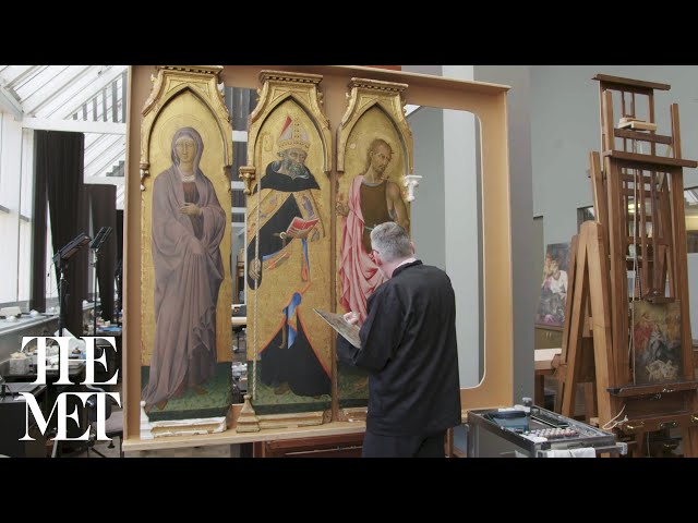 Conserving the Giovanni di Paolo Altarpiece