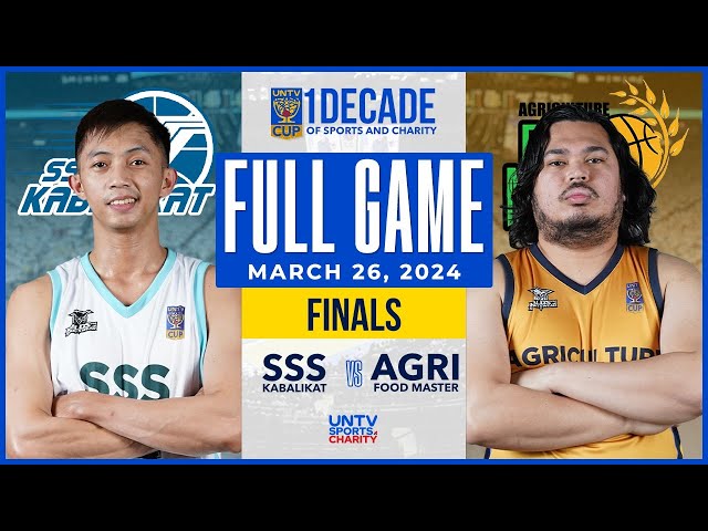SSS Kabalikat vs Agriculture Food Master FULL GAME – March 26, 2024 | UNTV Cup Season 10