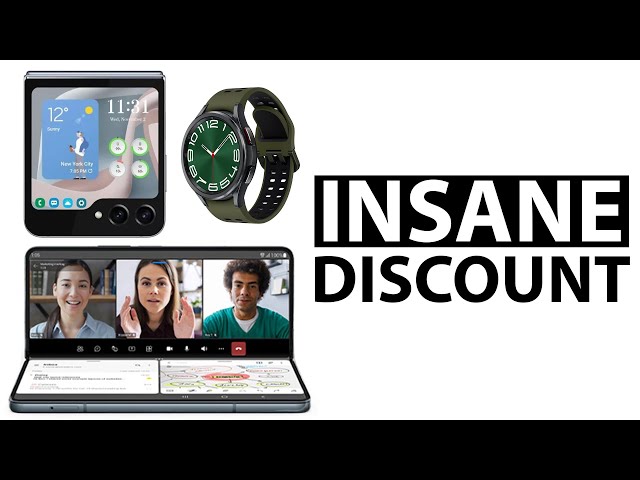Samsung's INSANE Flip 5, Fold 5, Galaxy Watch 6, and Tab S9 Discounts!