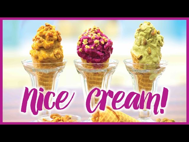 3 Easy "Nice Cream" Recipes w/ Ingrid Nilsen!