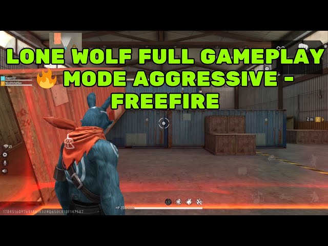 Lone Wolf Full Gameplay  🔥 Mode Aggressive -FreeFire@Fitnoxgamer