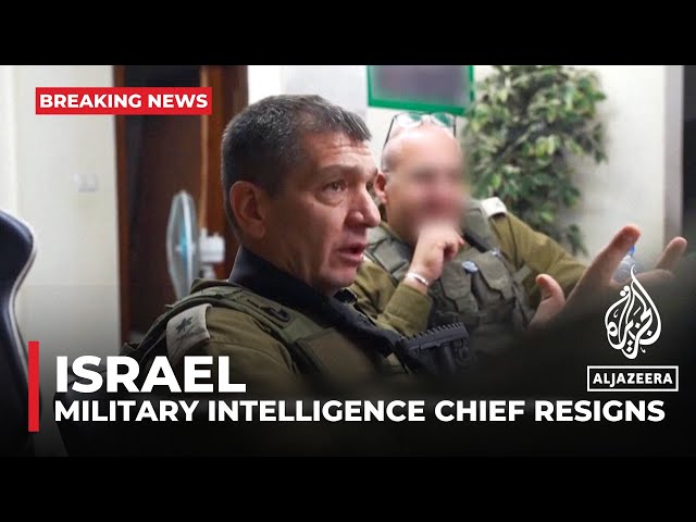 Israel’s military intelligence chief resigns over October 7 attack failures