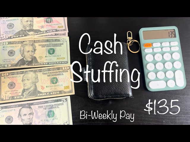 Cash Envelope Stuffing $135! Bi-Weekly Pay | Zero-Based Budget