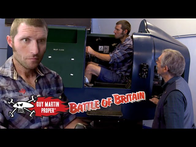 Guy training in the world's first flight trainer | Guy Martin Proper Exclusive Scene