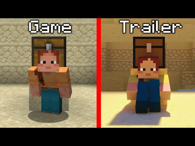 Minecraft Trailer VS Reality Things