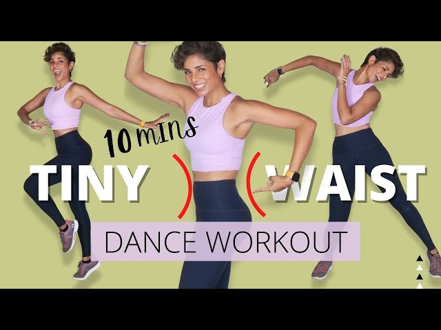 10 minute TINY WAIST DANCE WORKOUT/ smaller waist in 10 days