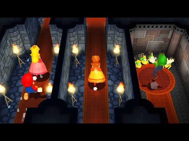 Mario Party 9 - Best Minigames #1 Mario vs Luigi vs Peach vs Daisy