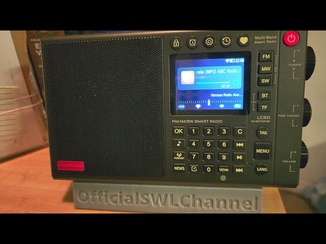 Choyong LC90 Smart radio on Radio Australia stream with excellent audio and solid streaming