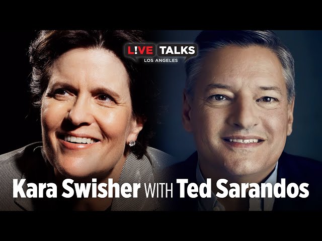 Kara Swisher in conversation with Ted Sarandos at Live Talks Los Angeles