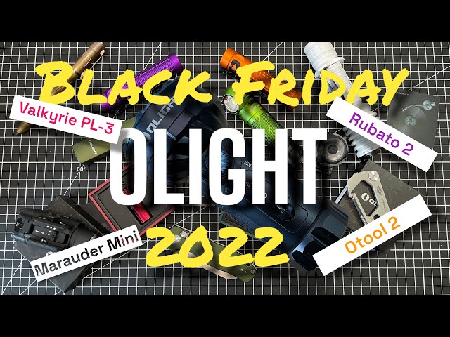 Black Friday OLIGHT, la "Marauder Mini" et "Valkyrie PL-3", des nouveautés et des lampes à gagner !!