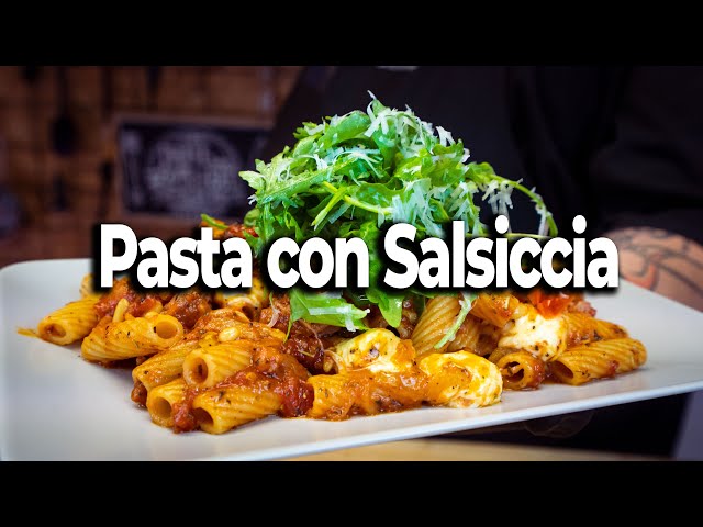 Pasta con Salsiccia Rezept | Nudeln mit italienischer Bratwurst | Rezeptvideo by Bernd Zehner