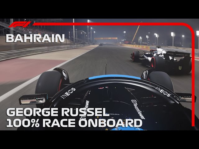George Russell 100% Race Onboard Bahrain GP 2023 - F1 23 Gameplay