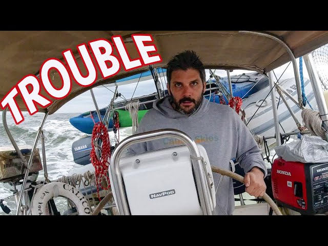 TROUBLE at the notorious St. Augustine Inlet (Calico Skies Sailing, Ep 86)