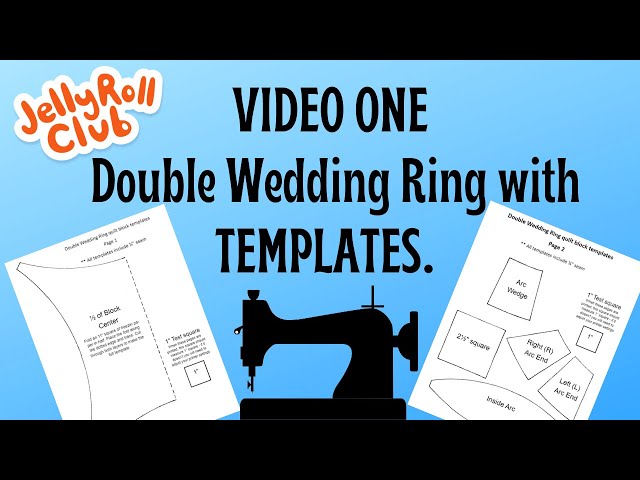 Double Wedding Ring Table Runner Lesson One (Template Method)