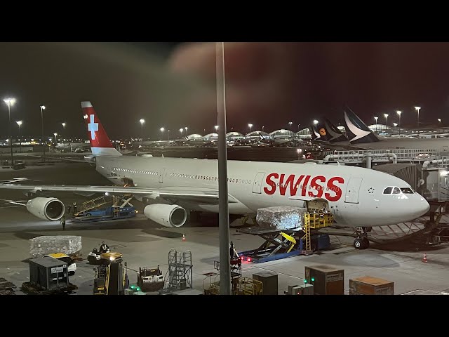 [Bilingual Subtitles雙語字幕] Trip Report: Swiss A340-300 Economy Class Hong Kong to Zurich
