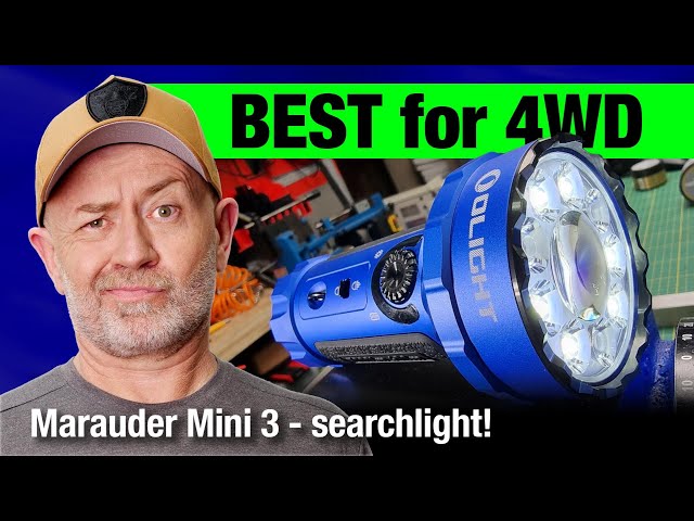Best torch for 4X4 adventuring & camping: Olight Marauder Mini | Auto Expert John Cadogan