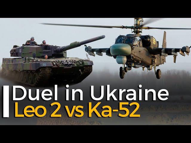 Leopard 2 vs Ka-52 Alligator: Fighting in Ukraine