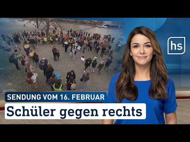 Schüler gegen Rechts | hessenschau vom 16.02.2024