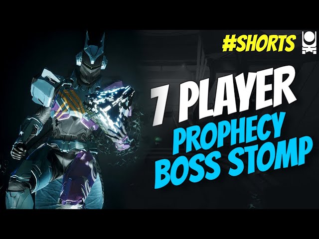 7 STACK GLITCH THUNDERCRASH TITAN on Prophecy Dungeon Boss - Destiny 2 #Shorts