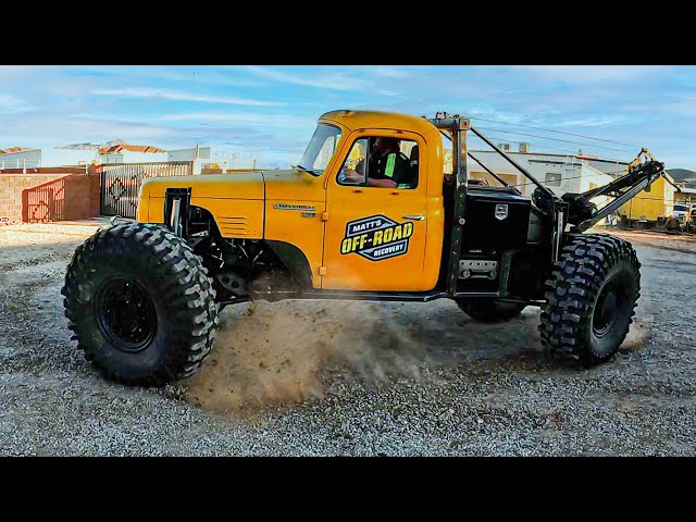 It's A Fast BEAST...The World's Largest Off Road Wrecker!