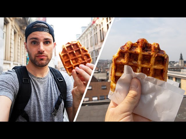 Finding the BEST WAFFLES in Brussels, Belgium 🇧🇪