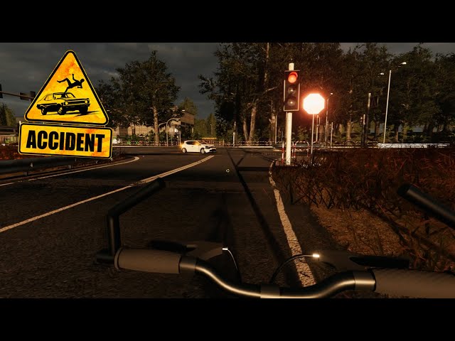 I'm A Ghost On A Bicycle?? (Distractions Scenario) - Accident