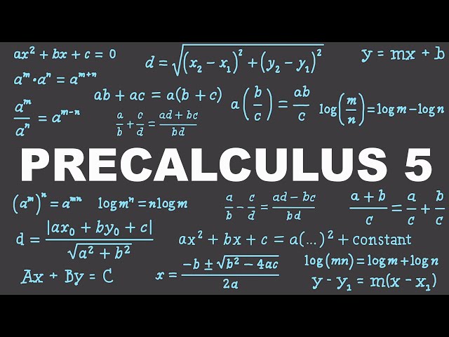 Precalculus 5 : Rational Expressions
