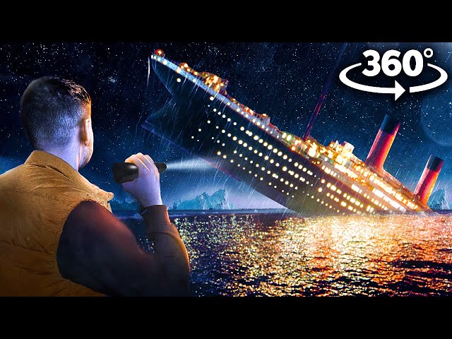 VR 360 Escape the Titanic During Sinking | You Have Only 1 Minute #360video