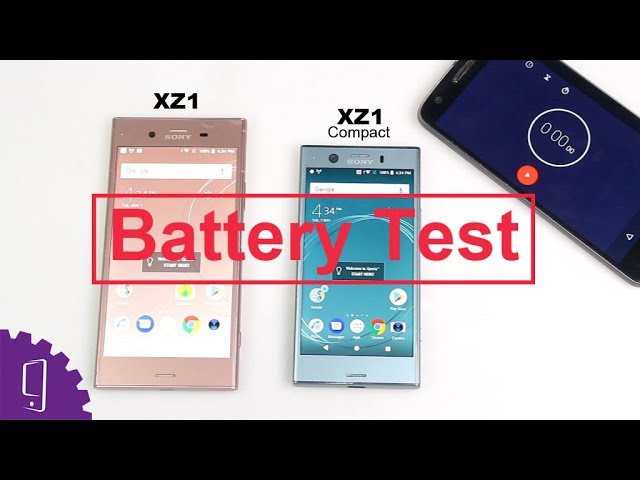 Sony Xperia XZ1 Compact and Sony Xperia XZ1 Battery Comparison | Charging Speed | Battery Drain Test