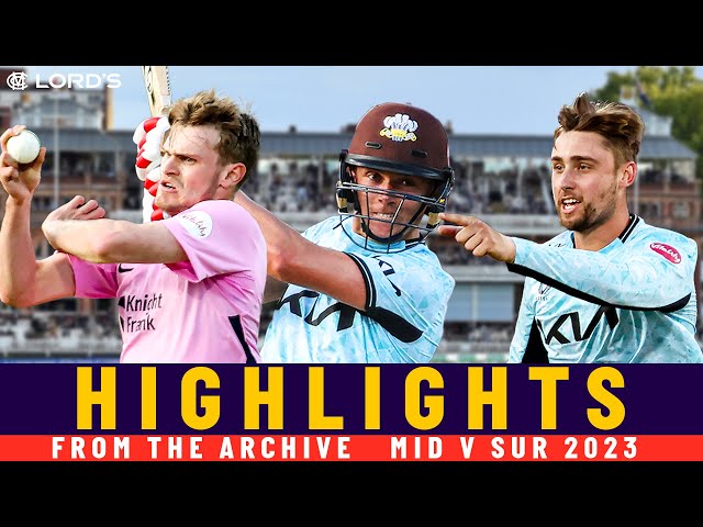 🔥 Curran Brothers Light Up Lord's | Blast 2023 | Middlesex v Surrey