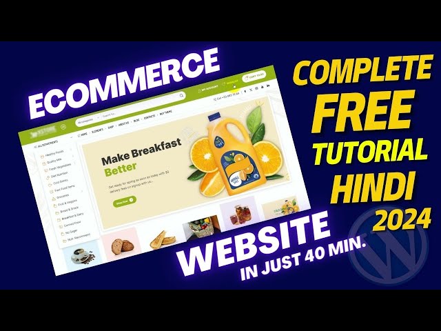 How to create an eCommerce Website with WordPress | WooCommerce Online Store Tutorial | 2024