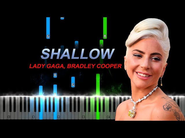 Lady Gaga, Bradley Cooper - Shallow (A Star Is Born) Piano Tutorial