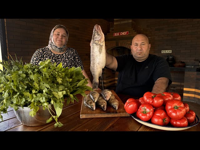 Fish recipe in Kazan in Nature  We recommend Cooking  Delicious👍