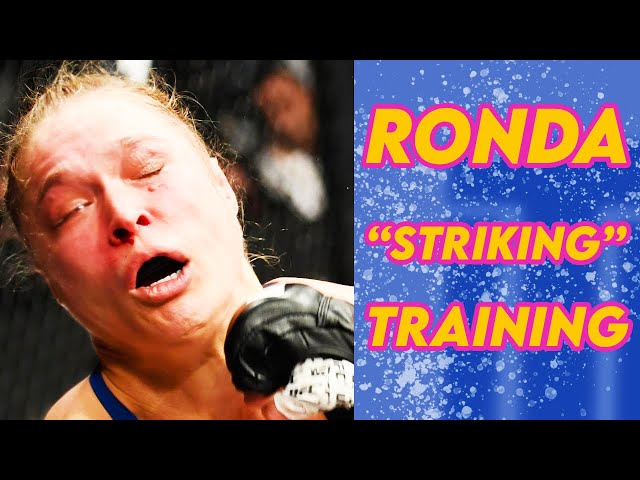 3 Minutes of Ronda Rousey Doing What She Calls "Striking"