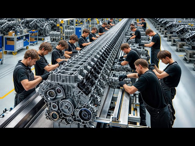 How Germany Produces Millions of Mercedes AMG Engines - Production Process