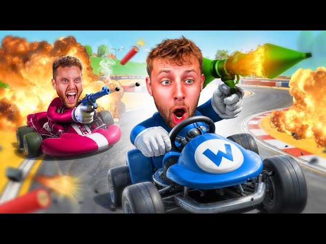 SIDEMEN MARIO KART BUT WITH WEAPONS