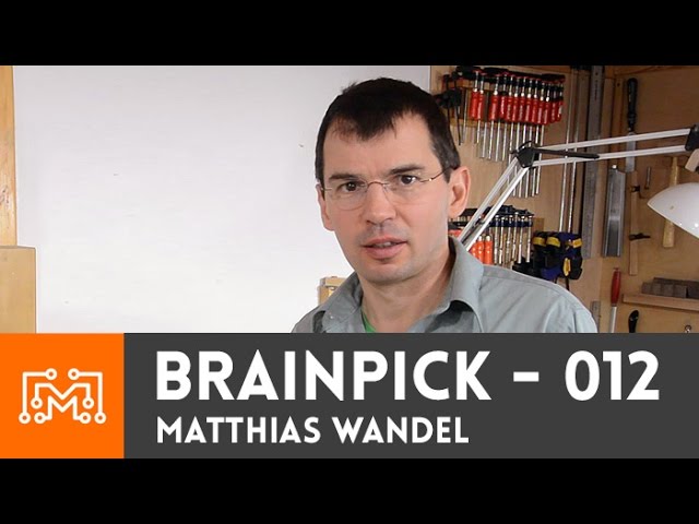 BrainPick - Live Q&A with Matthias Wandel | I Like To Make Stuff