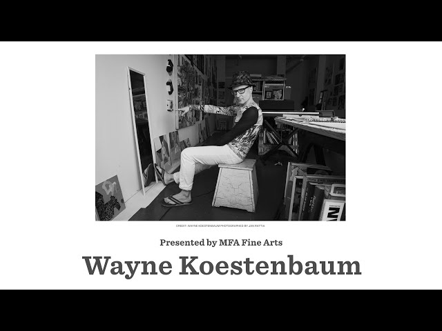 Wayne Koestenbaum - Poet, Critic, Fiction-Writer, Artist, Filmmaker and Performer