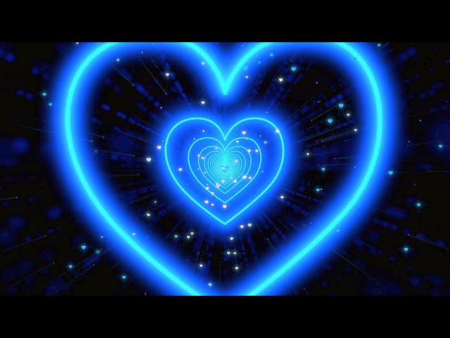 Heart Tunnel💙💖🤎💚Heart Background | Wallpaper Heart | Animated Background Video Loop [8 Hours]