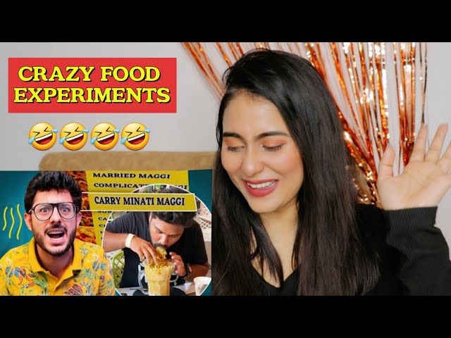 INDIAN FOOD MAGIC Reaction | CARRYMINATI | Illumi Girl