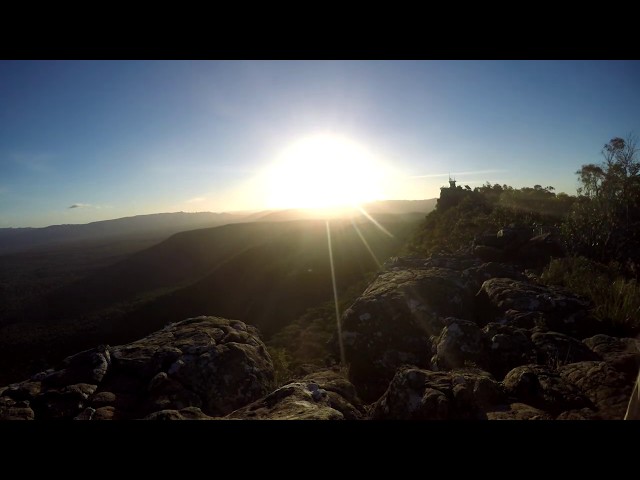 Sunset Time Lapse in the Mountains of Grampians National Park, Australia