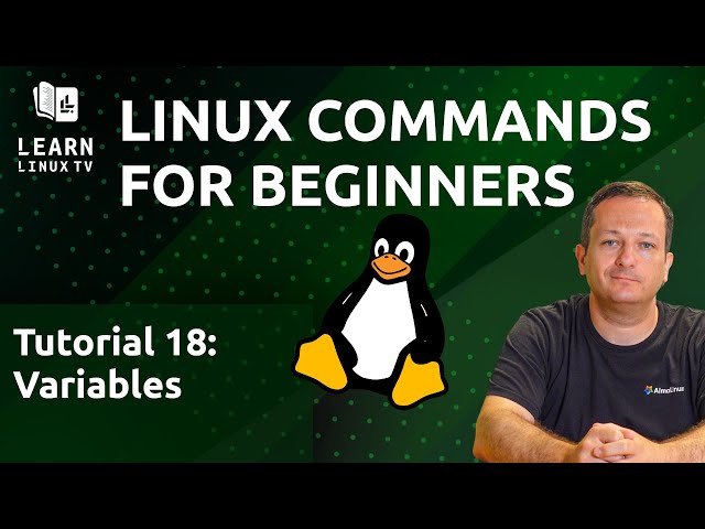 Linux Commands for Beginners 18 - Variables