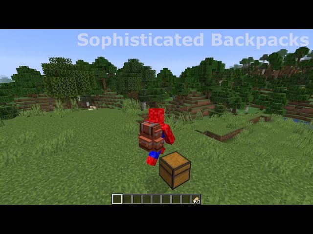 Minecraft mods Review - Sophisticated Backpacks - One of the best minecraft mod -  minecraft modpack