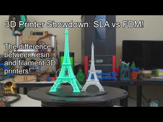 3D Printers: Are resin or filament printers better? SLA vs FDM!