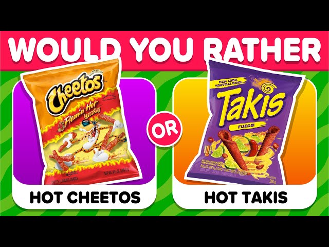 Would You Rather? 🥨 Snacks & Junk Food Edition 🍔
