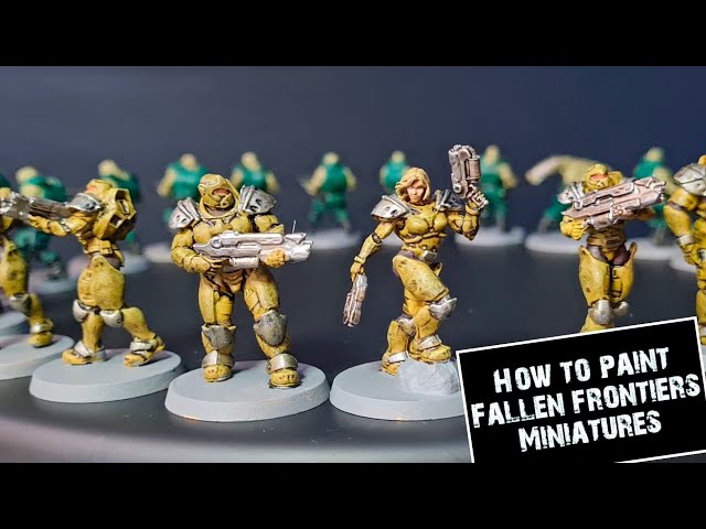 Fallen Frontier Miniature game How to paint