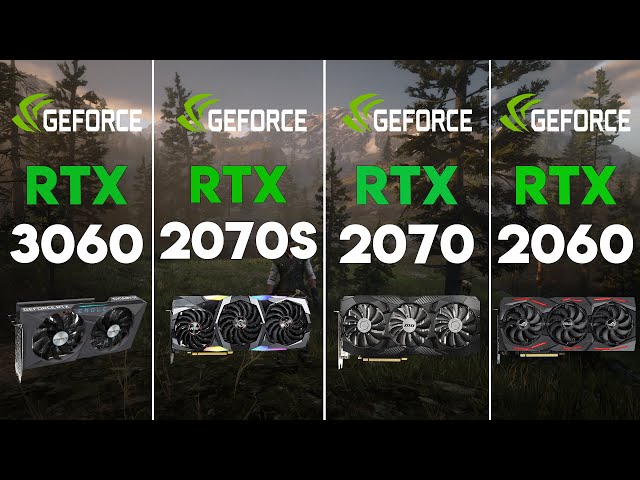 RTX 3060 vs RTX 2070S vs RTX 2070 vs RTX 2060 Test in 6 Games